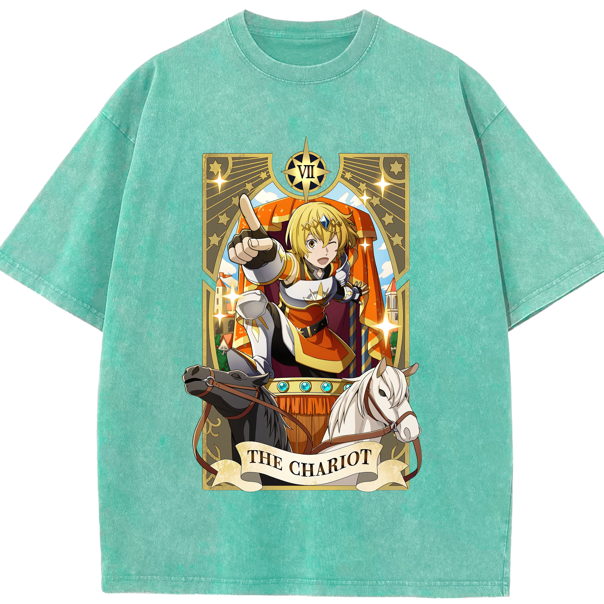 （画像用） 文豪ストレイドッグス Bungo Stray Dogs 綿100% ヴィンテージ風 半袖Tシャツ（フロントプリント）